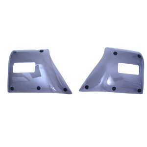 Jeep Wrangler TJ Fender Guards - Front - Rugged Ridge - Molded - Smoked Acrylic - `97-`06 Jeep Wrangler TJ Fender Guards - Front - Rugged Ridge - Molded - Smoked Acrylic - `97-`06